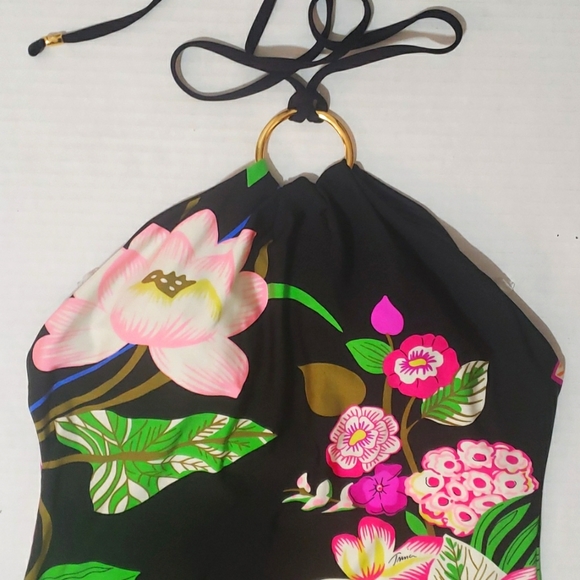 NWT Trina Turk Moonlite Tankini Top & Riviera Solid Bikini Bottom Set 2 - Picture 6 of 8